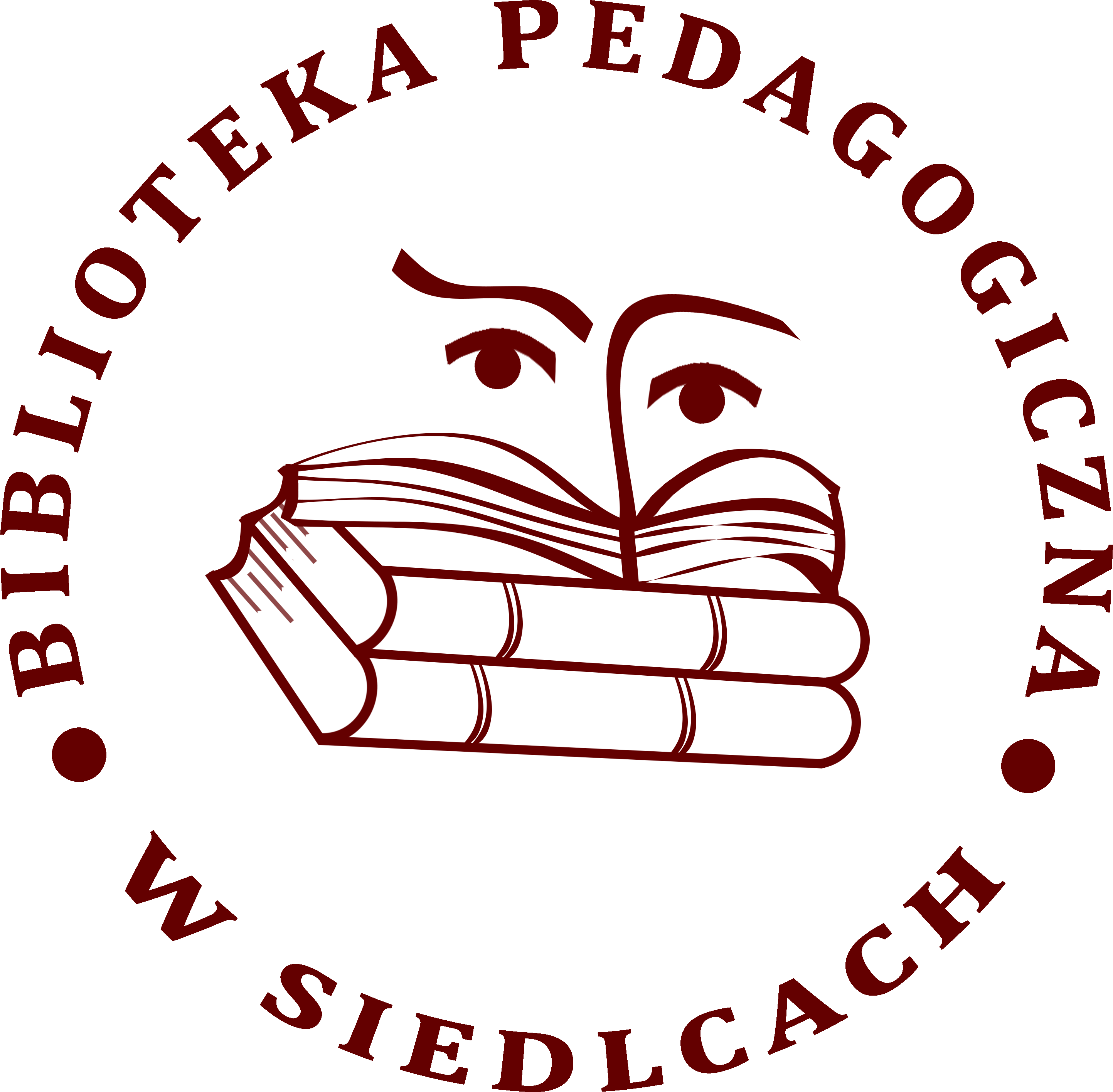 Logo biblioteki Pedagogicznej w Siedlcach, wersja bez tła